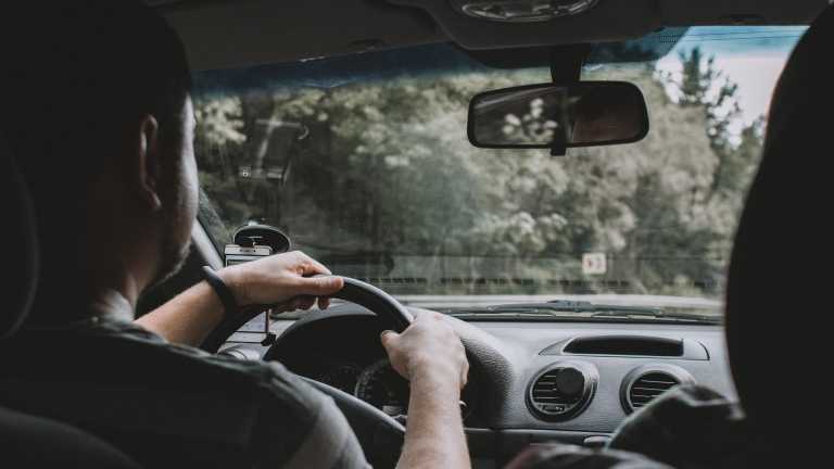 Person driving a care